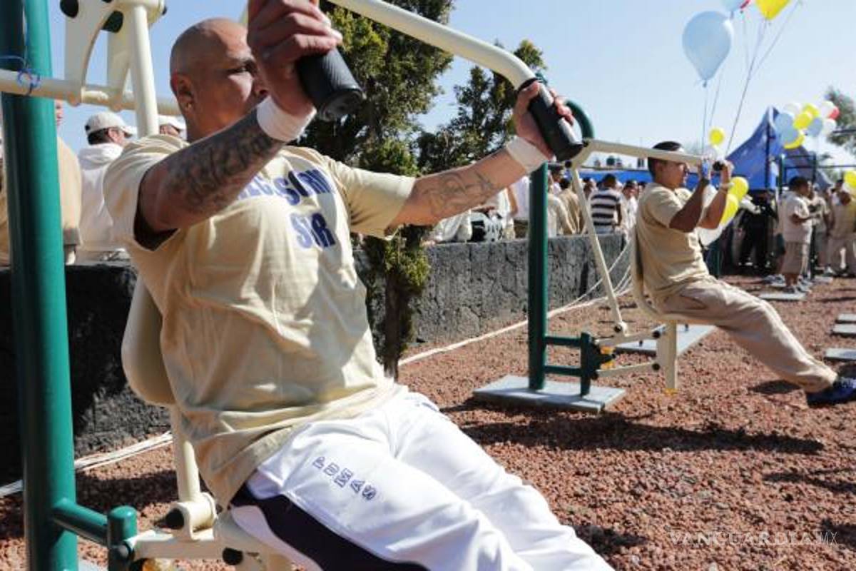 Instalaron gimnasios urbanos para internos en CDMX