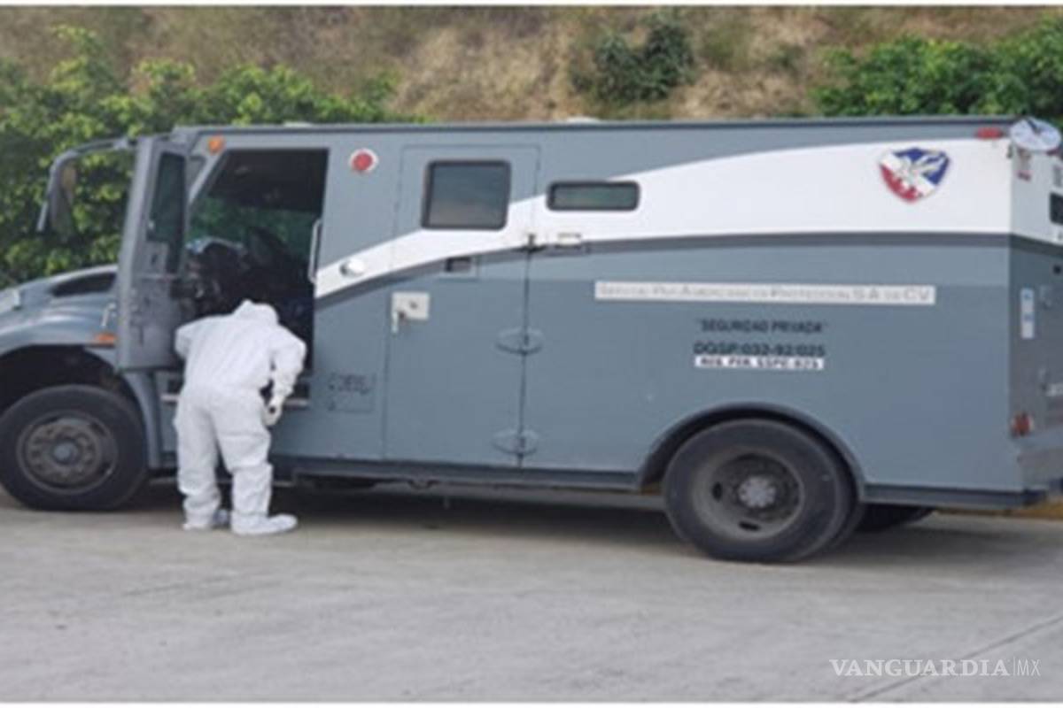 Regresan camión de traslado de valores robado en Chiapas... pero sin dinero