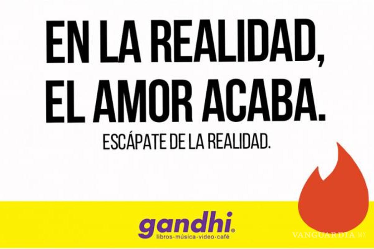 Librerías Gandhi y Tinder hacen "match" para celebrar el Día Mundial del Libro