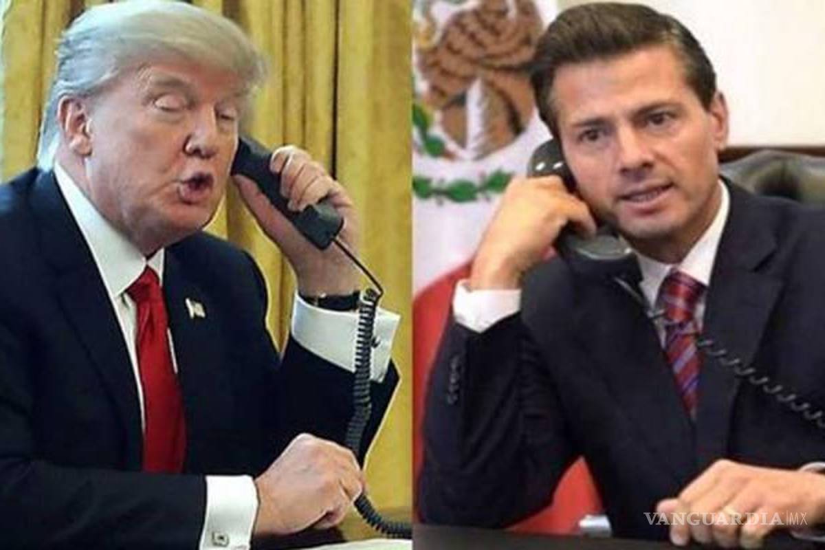 Así fue la conversación entre Donald Trump y Enrique Peña Nieto