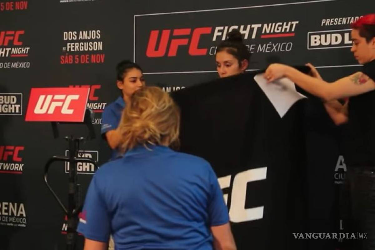 Peleadora de UFC se desnudó para dar con el peso (video)