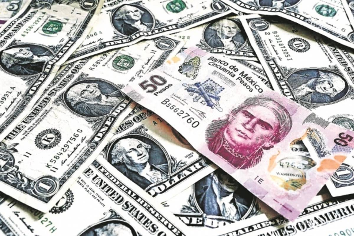 Peso opera con pérdidas, espera minutas de la Fed; dólar, en 24.24 unidades