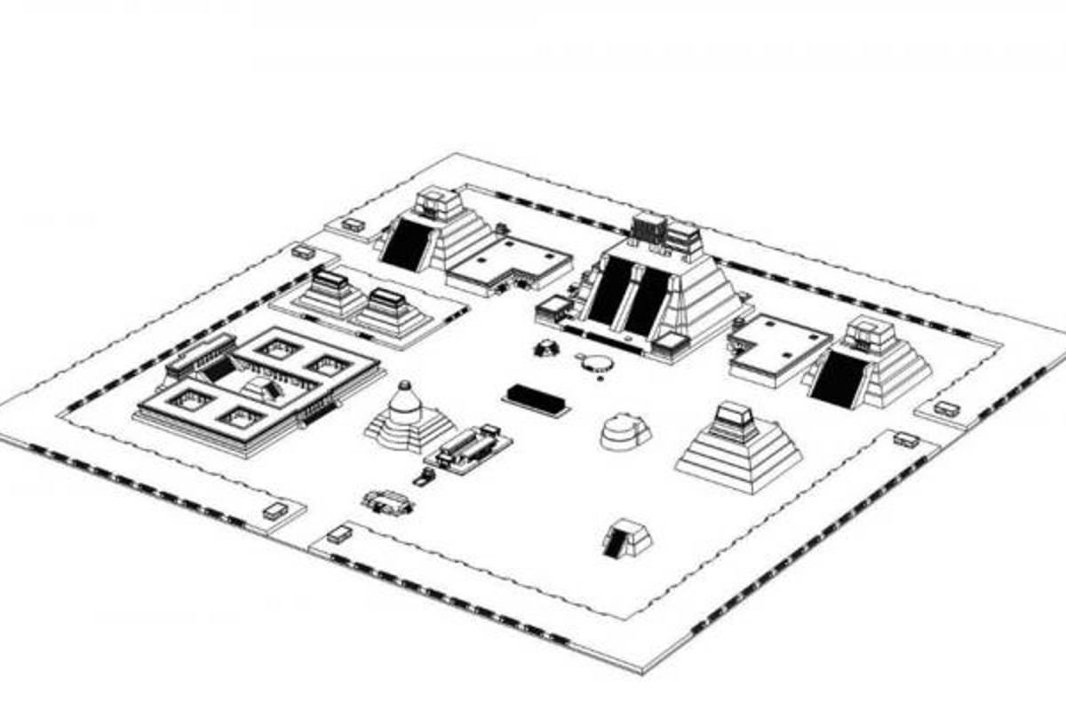 Recinto Sagrado de Tenochtitlan es reconstruido en 3D