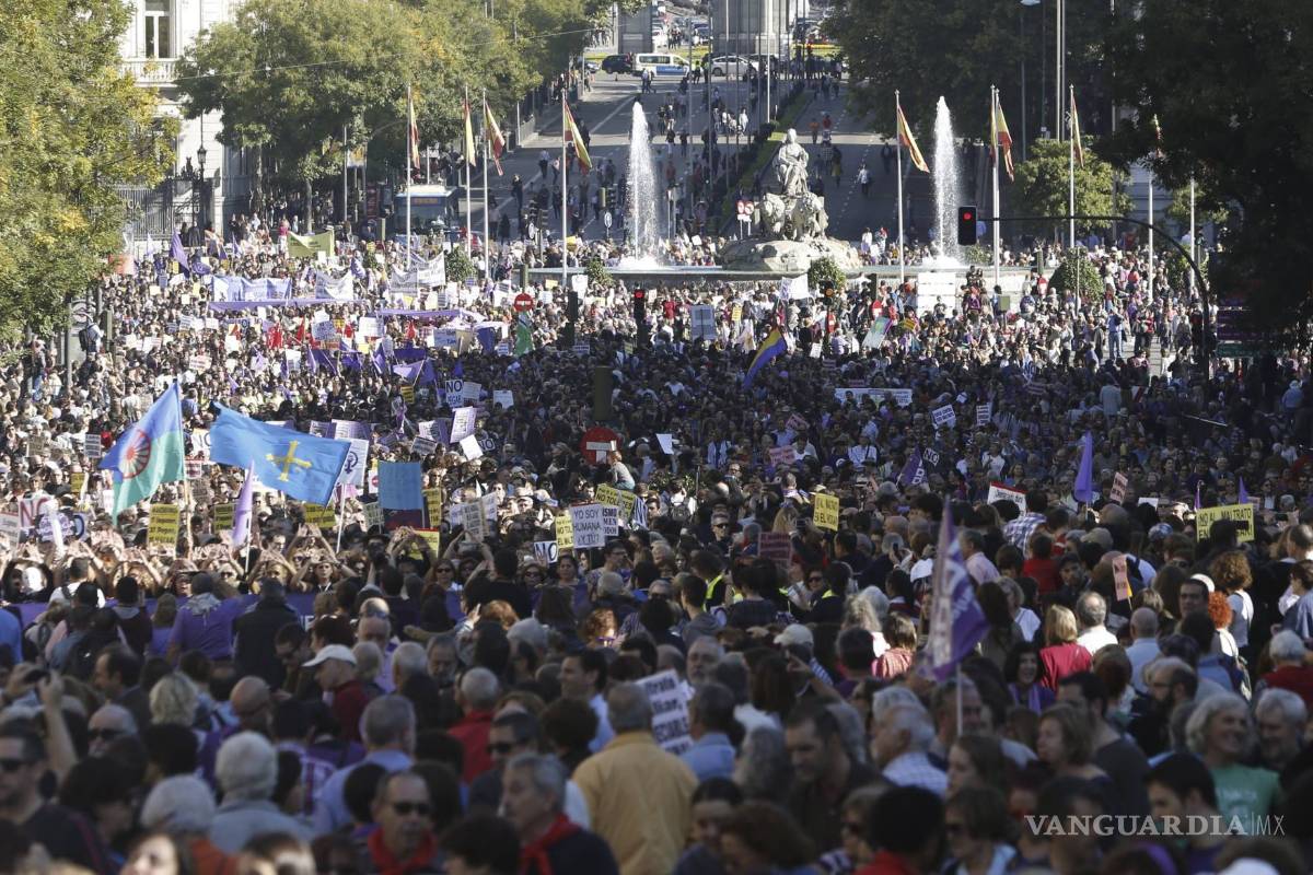 Miles de personas marchan en Madrid contra “las violencias machistas”