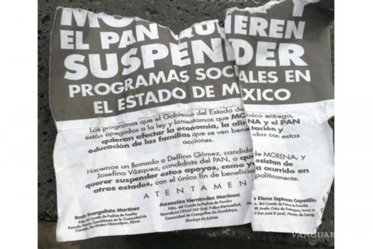 Vázquez Mota denuncia reparto de propaganda falsa contra PAN en Edomex