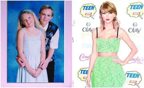 Así era Taylor Swift cuando tenía 13 años