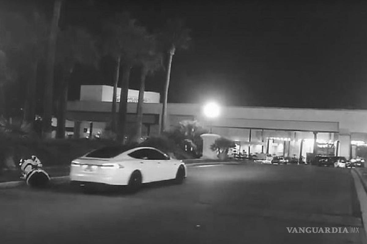 Tesla Model S en modo semi autónomo atropelló a un robot en el CES
