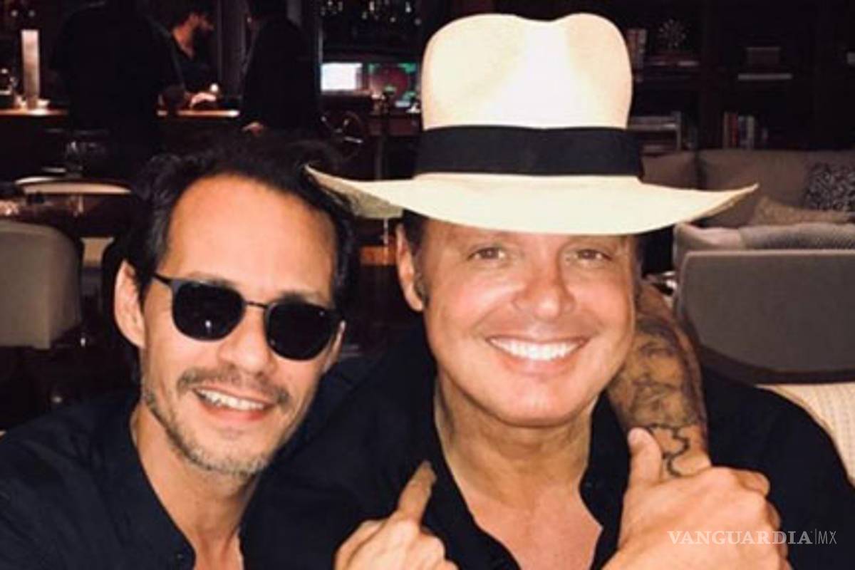 Luis Miguel y Marc Anthony causan euforia al posar juntos