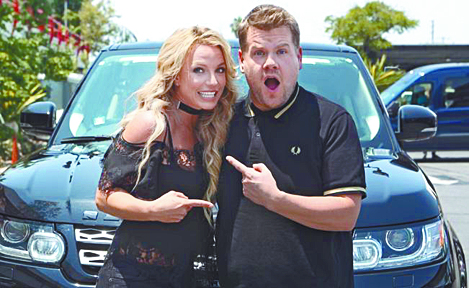 Britney Spears cantará junto a James Corden