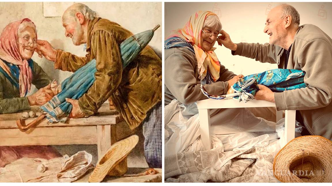 $!Coronavirus: Rusos recrean obras de arte en sus casas durante su cuarentena por el COVID-19