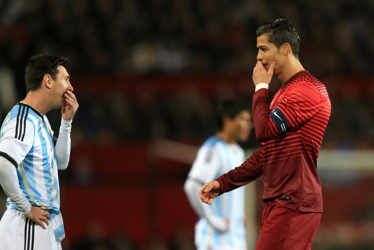 La foto viral de Lionel Messi y Cristiano Ronaldo en un duelo de