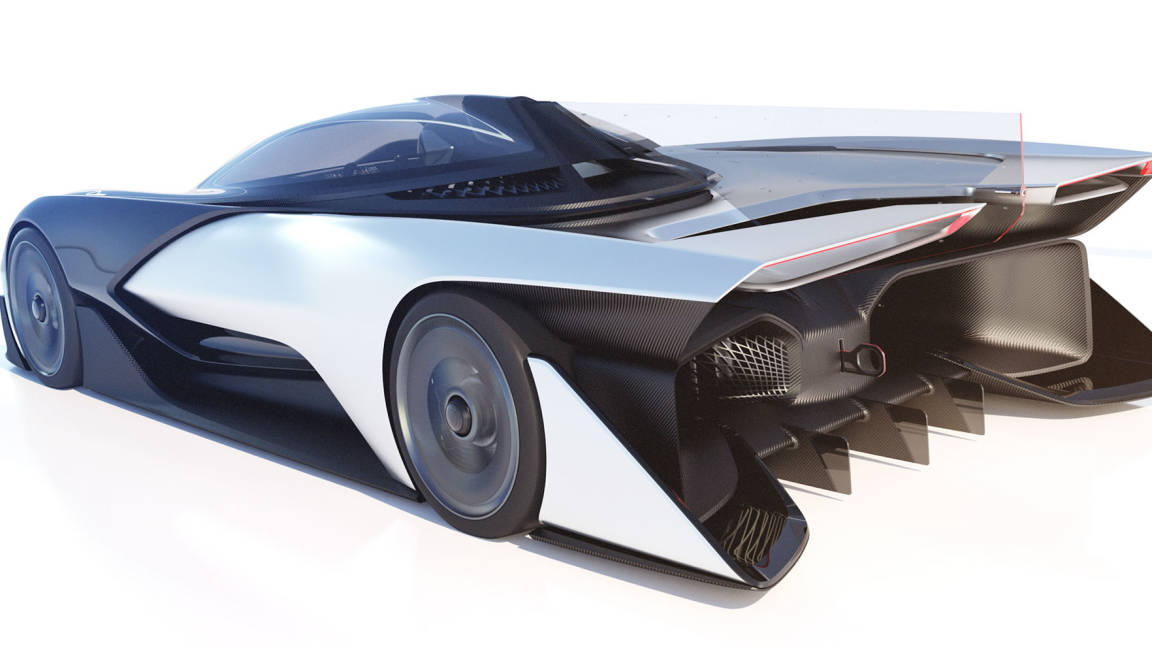 $!FFZero1 Concept, auto eléctrico que llega de 0 a 100 en menos de tres segundos