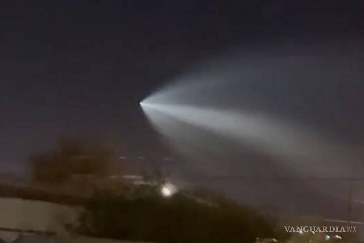 Nuevamente nave de SpaceX alarma a los coahuilenses; la confunden con un ovni