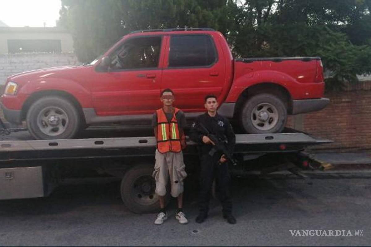 Autoridades desmienten balacera en Saltillo; detienen a un menor de 17 años por robos