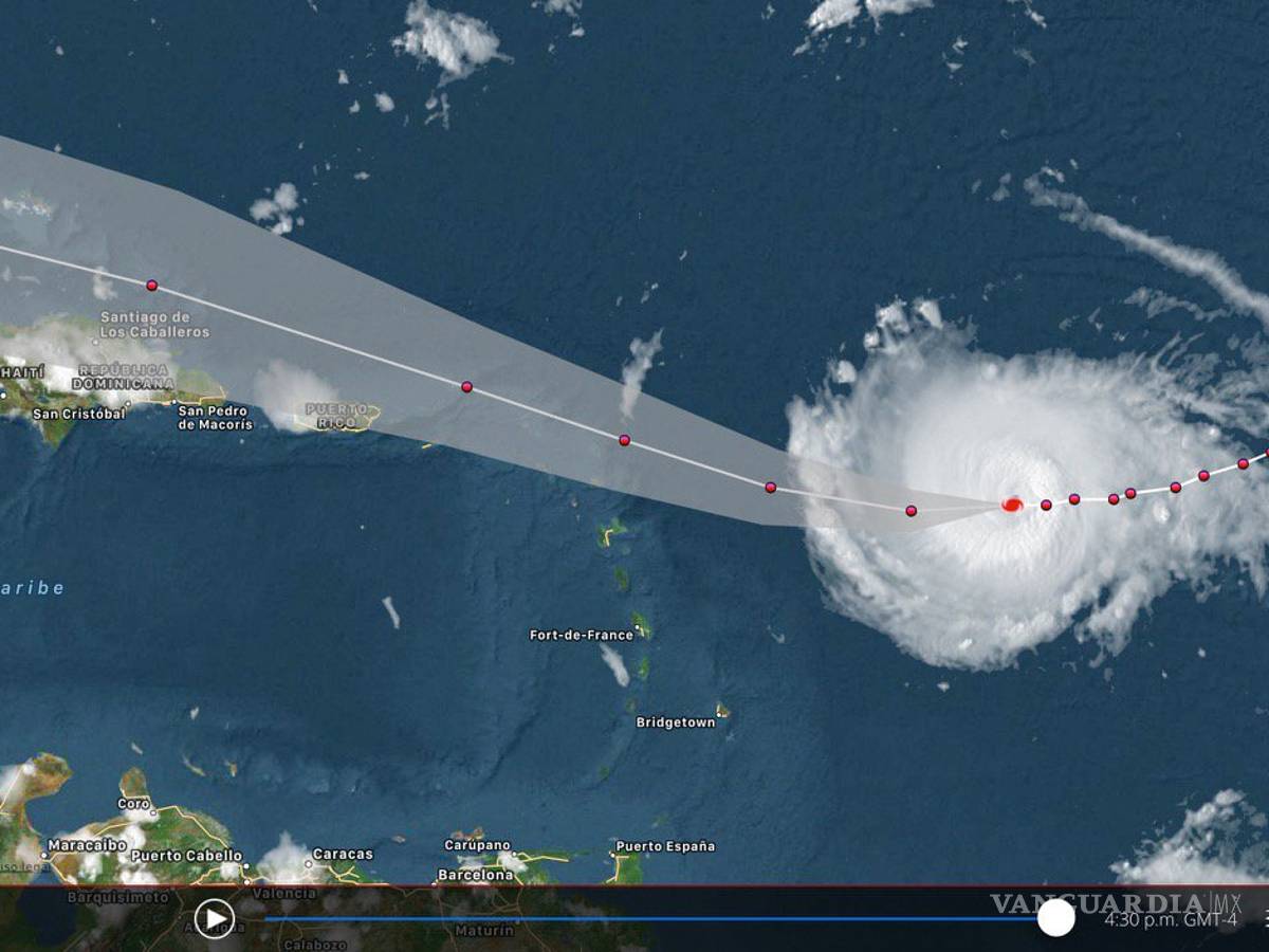 $!Huracán Irma alcanza categoría 4; continúa ganando fuerza
