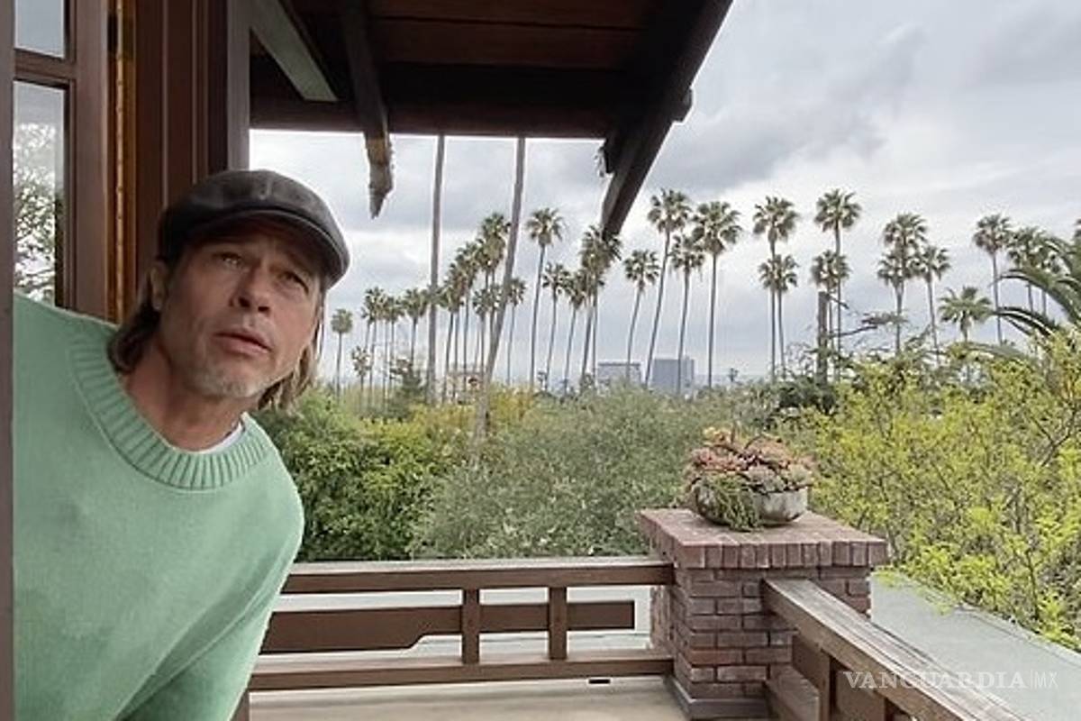 Brad Pitt es el nuevo hombre del clima, en el noticiero de John Krasinski