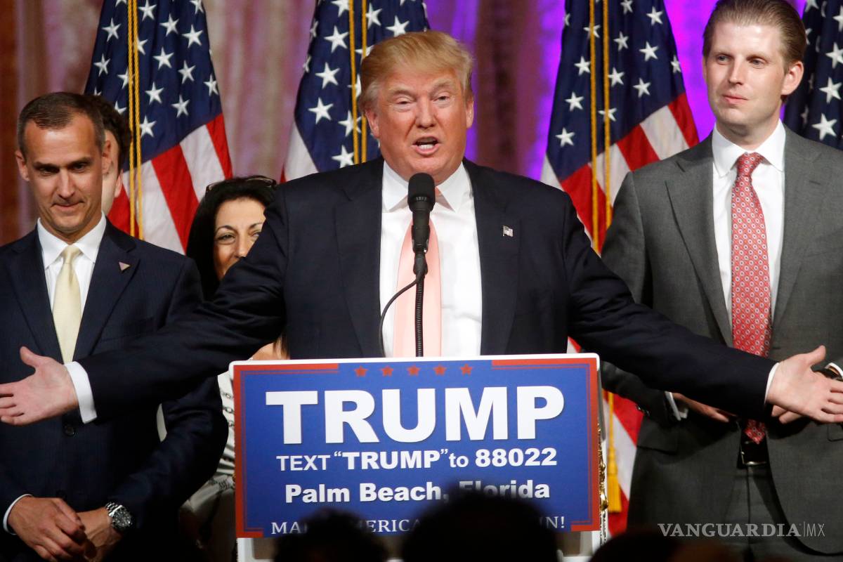 Habrá disturbios si no gano la candidatura presidencial, advierte Donald Trump