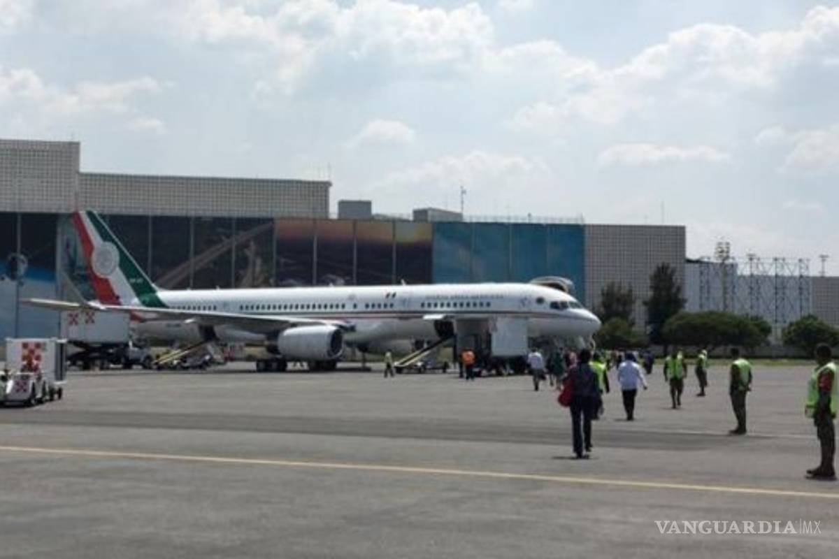 Falla avión presidencial; EPN se va a Cumbre del Pacífico en avión con 26 años de antigüedad
