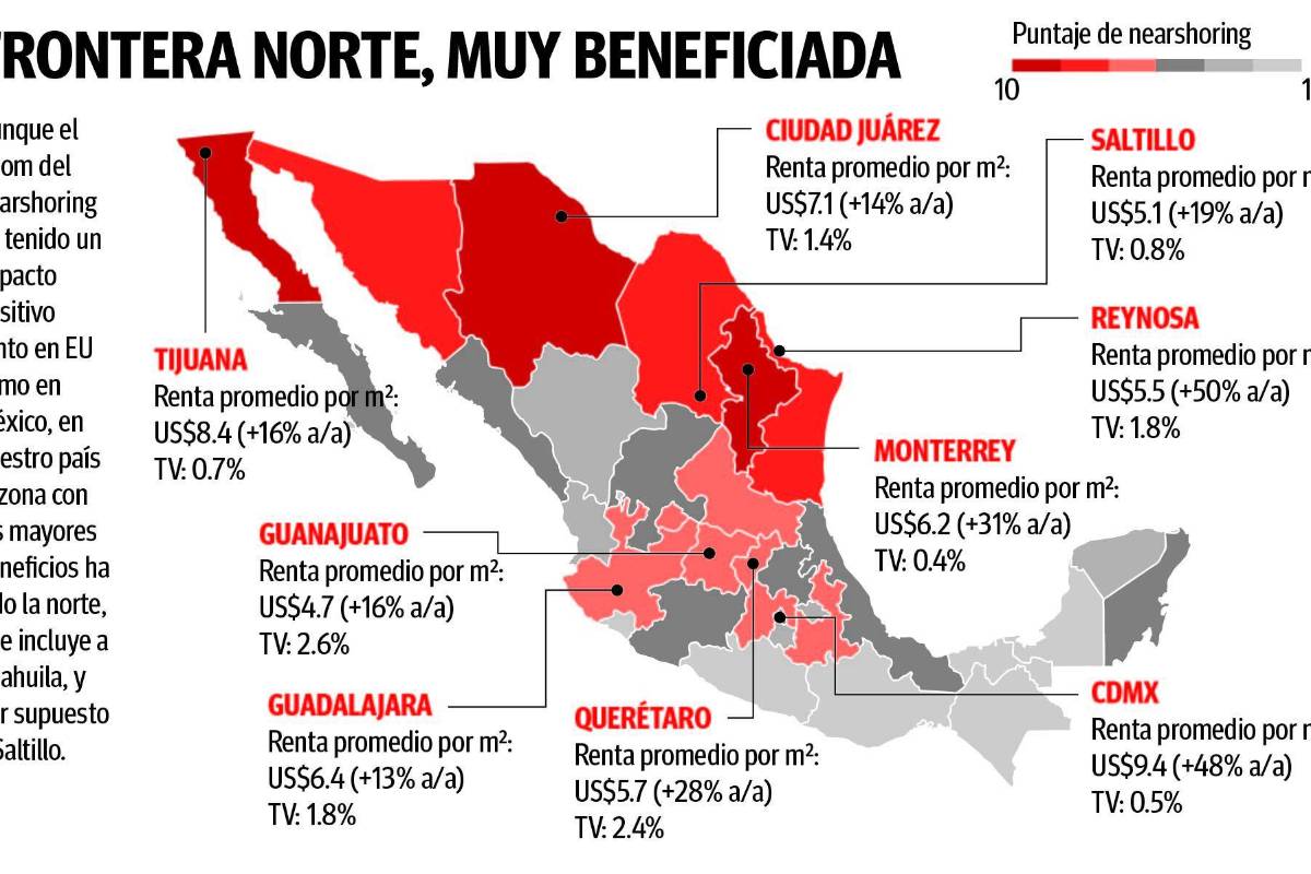 $!Coahuila, de los estados más favorecidos por los beneficios del nearshoring