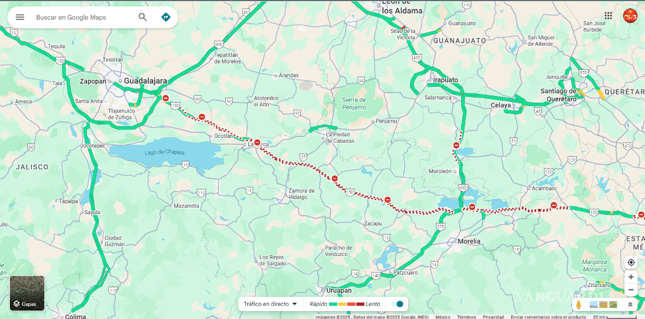 $!Paro Nacional de Transportistas: Así se ven los bloqueos carreteros en México