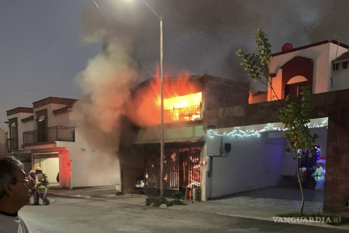 Arrasa fuego con vivienda de Saltillo