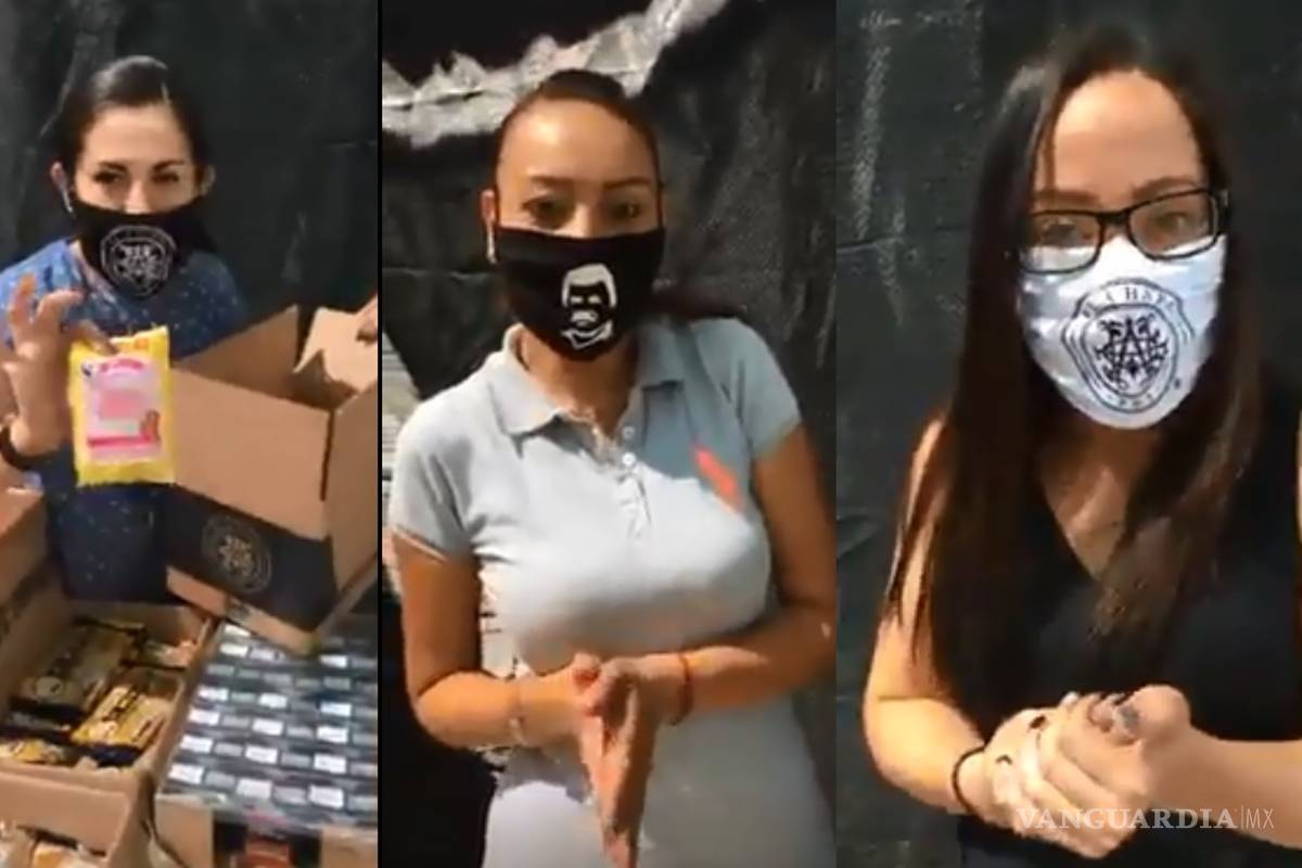 Captan en video a hija de El Chapo haciendo &quot;chapo despensas&quot; para ayudar a necesitado