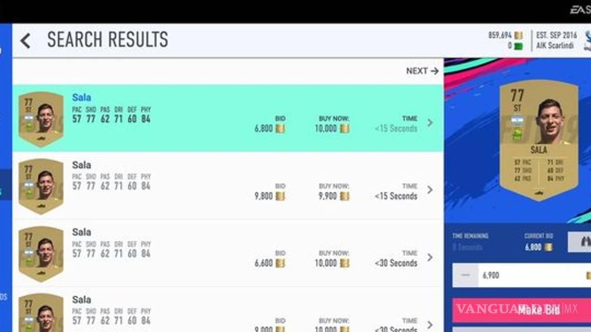 $!En respeto al legado de Sala, FIFA 19 retira su ficha del juego