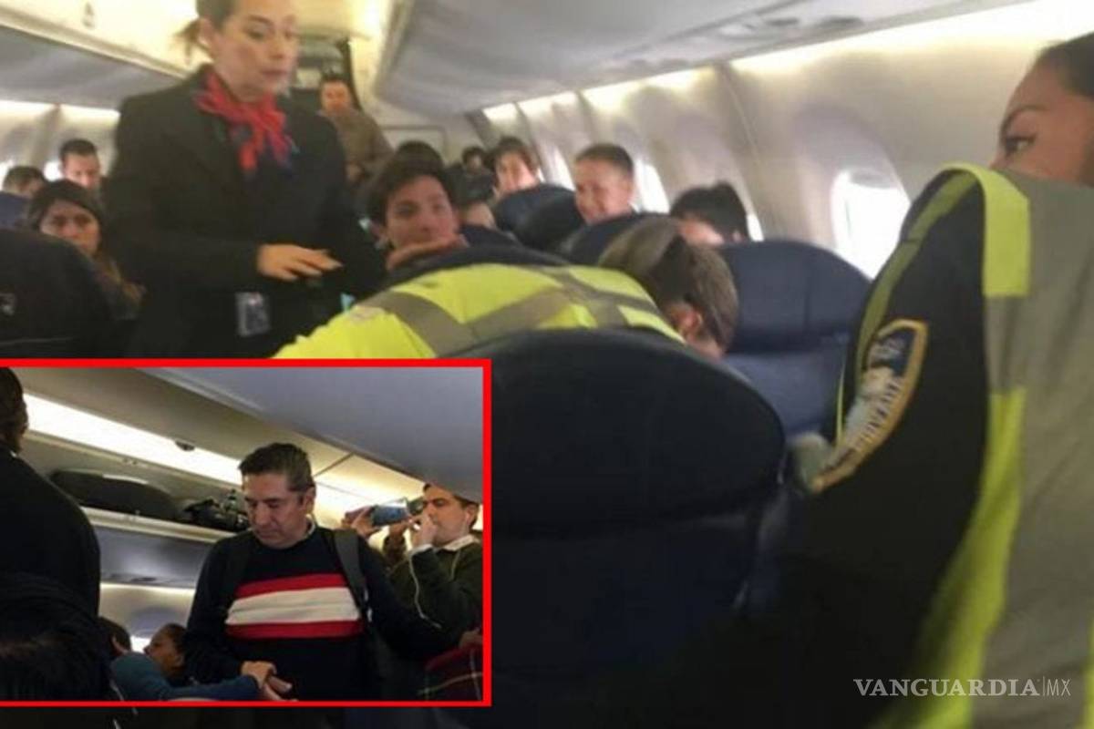 Pasajero que bajó del avión en que viajaba AMLO desmiente acusaciones