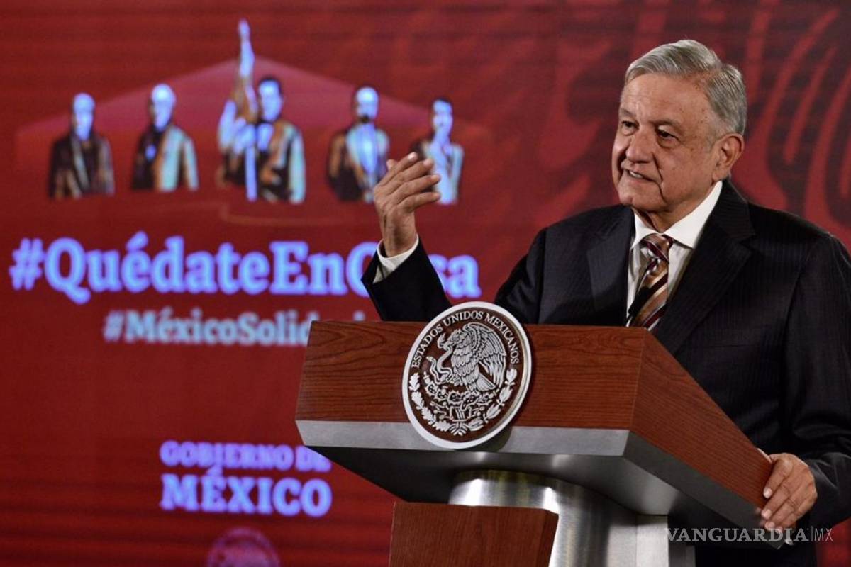 &quot;Ya vamos a salir de esta pandemia”: AMLO llama a continuar con la 'Sana Distancia'