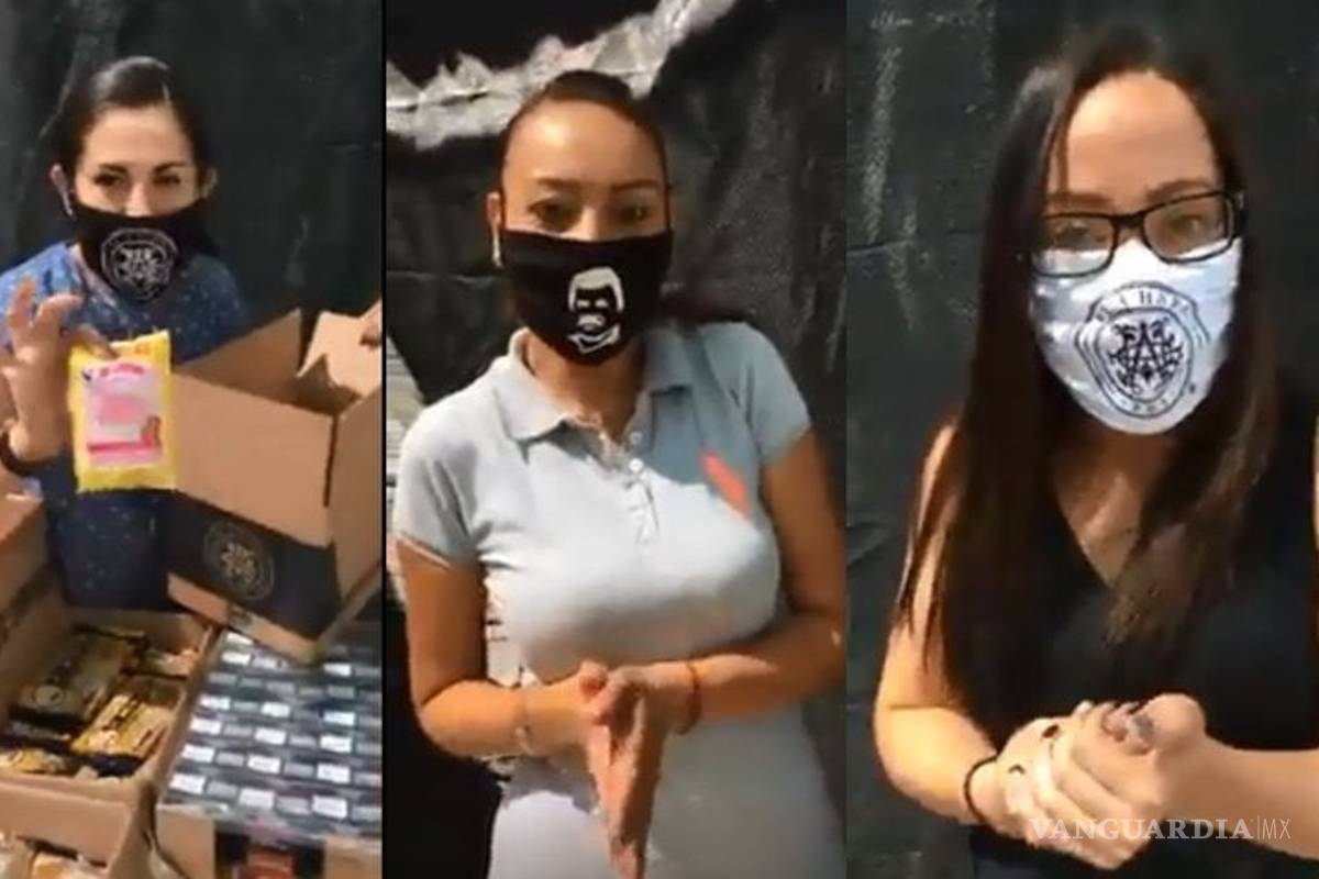 Esto es lo que contienen las 'chapodespensas' que regaló Alejandrina Guzmán, hija de 'El Chapo' (video)