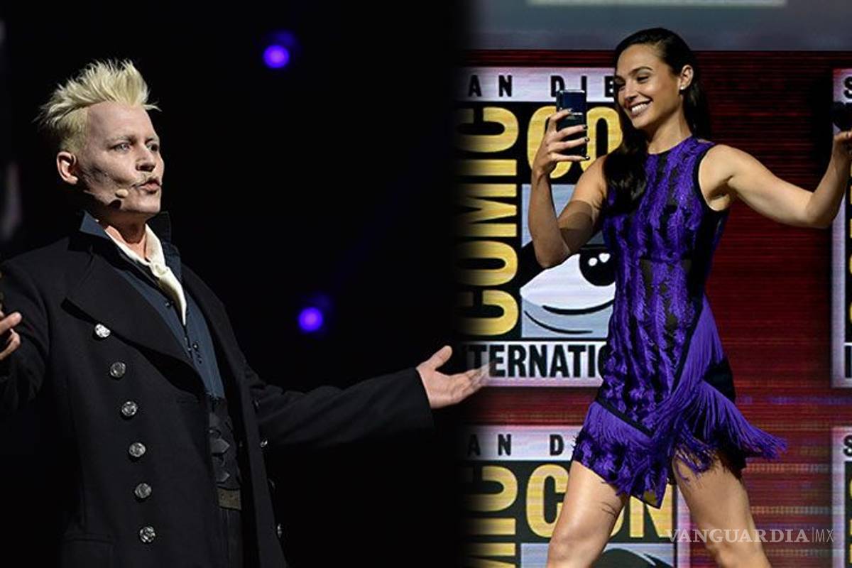 Gal Gadot y Johnny Depp enloquecen la Comic-Con