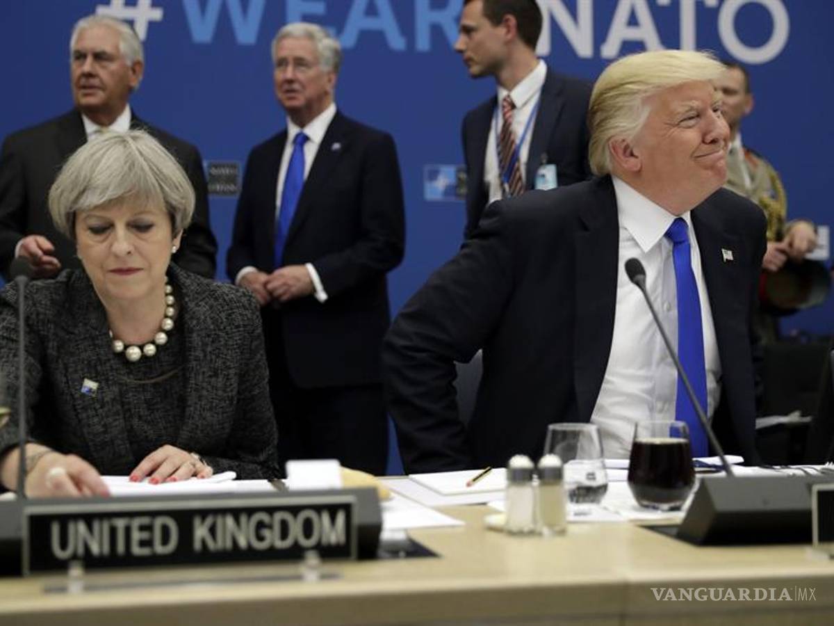 $!May habla con Trump sobre filtraciones a la prensa tras atentado en Manchester