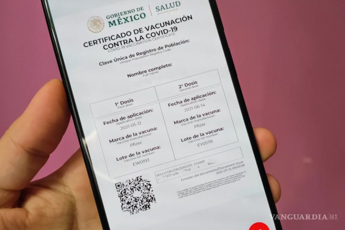 Proponen en Congreso de Coahuila exigir certificado de vacunación COVID-19; diputados lo rechazan