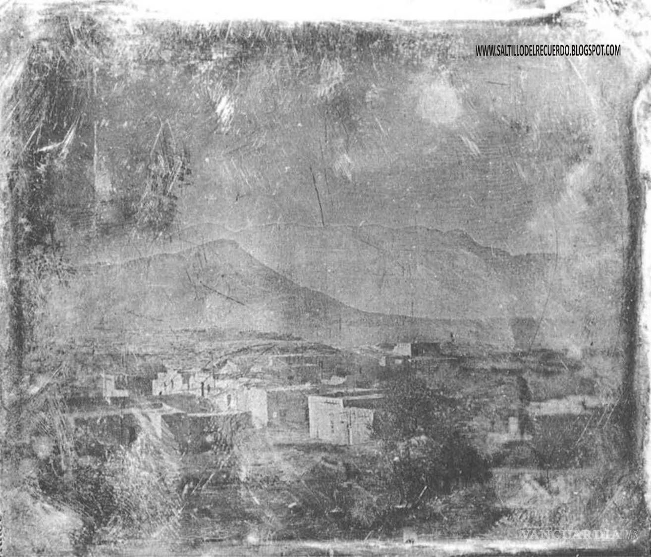 $!Daguerrotipo de 1847 que muestras las primeras casas del barrio.