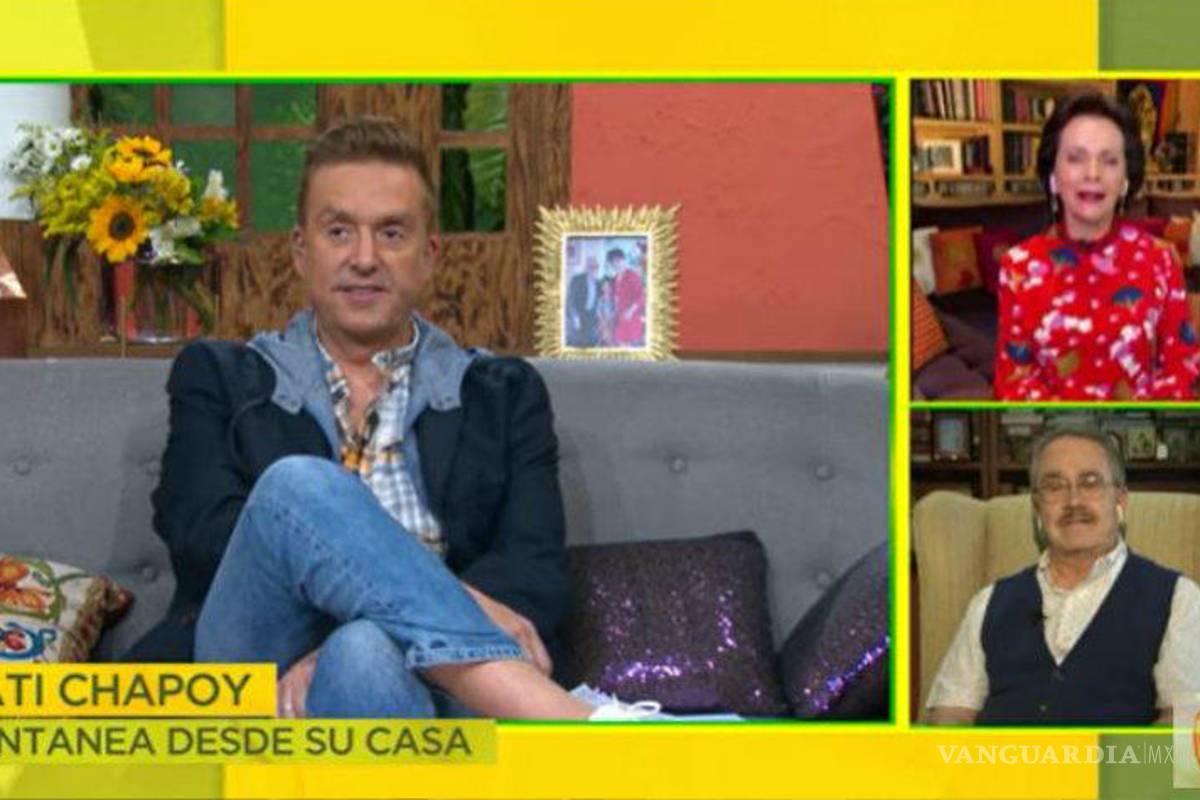 Coronavirus:¡Con la tercera edad no! Pati Chapoy y Pedro Sola graban Ventaneando desde su casa por COVID-19