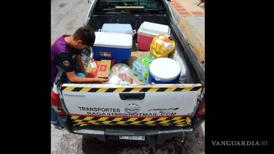 Familia de la Sierra de Arteaga ofrece alimentos gratis a varados por la tormenta tropical ‘Alberto’