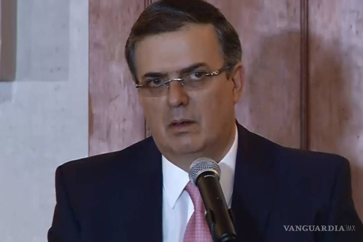 AMLO entregó una propuesta de base de entendimiento entre México y EU: Ebrard