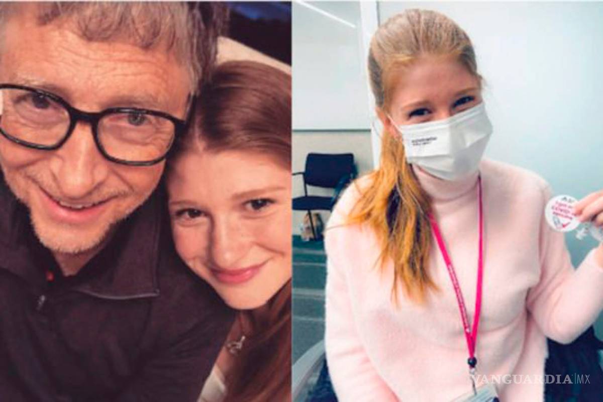 Hija de Bill Gates se burla de las teorías de conspiración tras recibir la vacuna antiCOVID