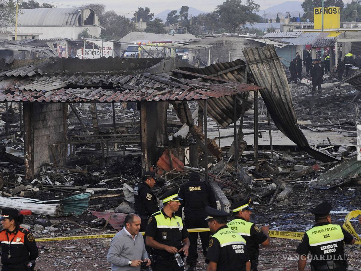 $!Las terribles imágenes que dejó la explosión en Tultepec