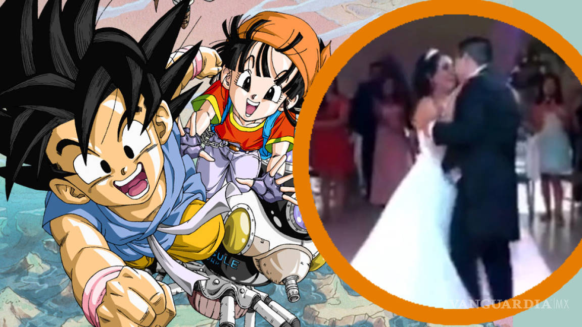 Novia hace llorar a su esposo el día de su boda, su vals fue una canción... ¡de Dragon Ball!