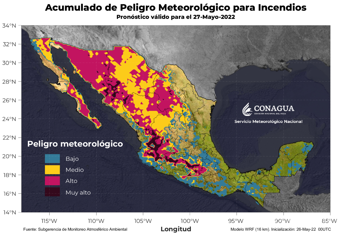 ¡Alertas!: continúa el riesgo de incendios en Coahuila