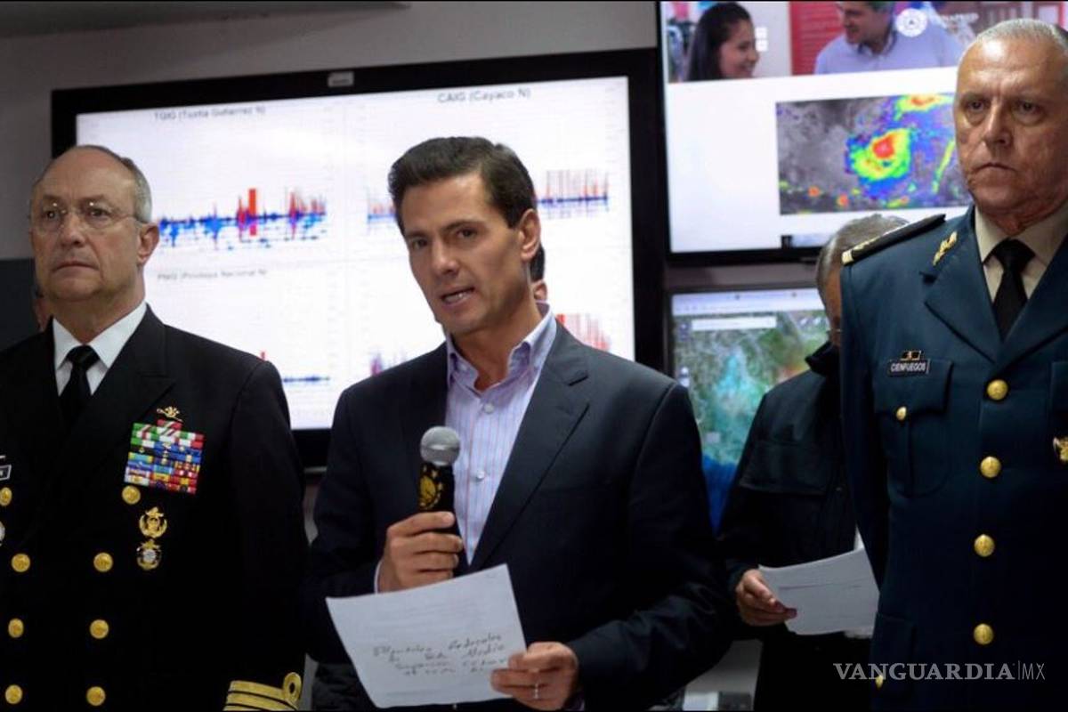 Peña viaja a Chiapas para supervisar daños tras sismo de 8.2 grados