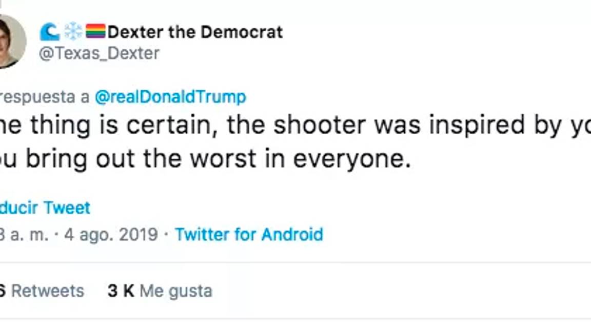 $!Trump causa polémica en Twitter por insensibilidad ante tiroteo en El Paso, Texas