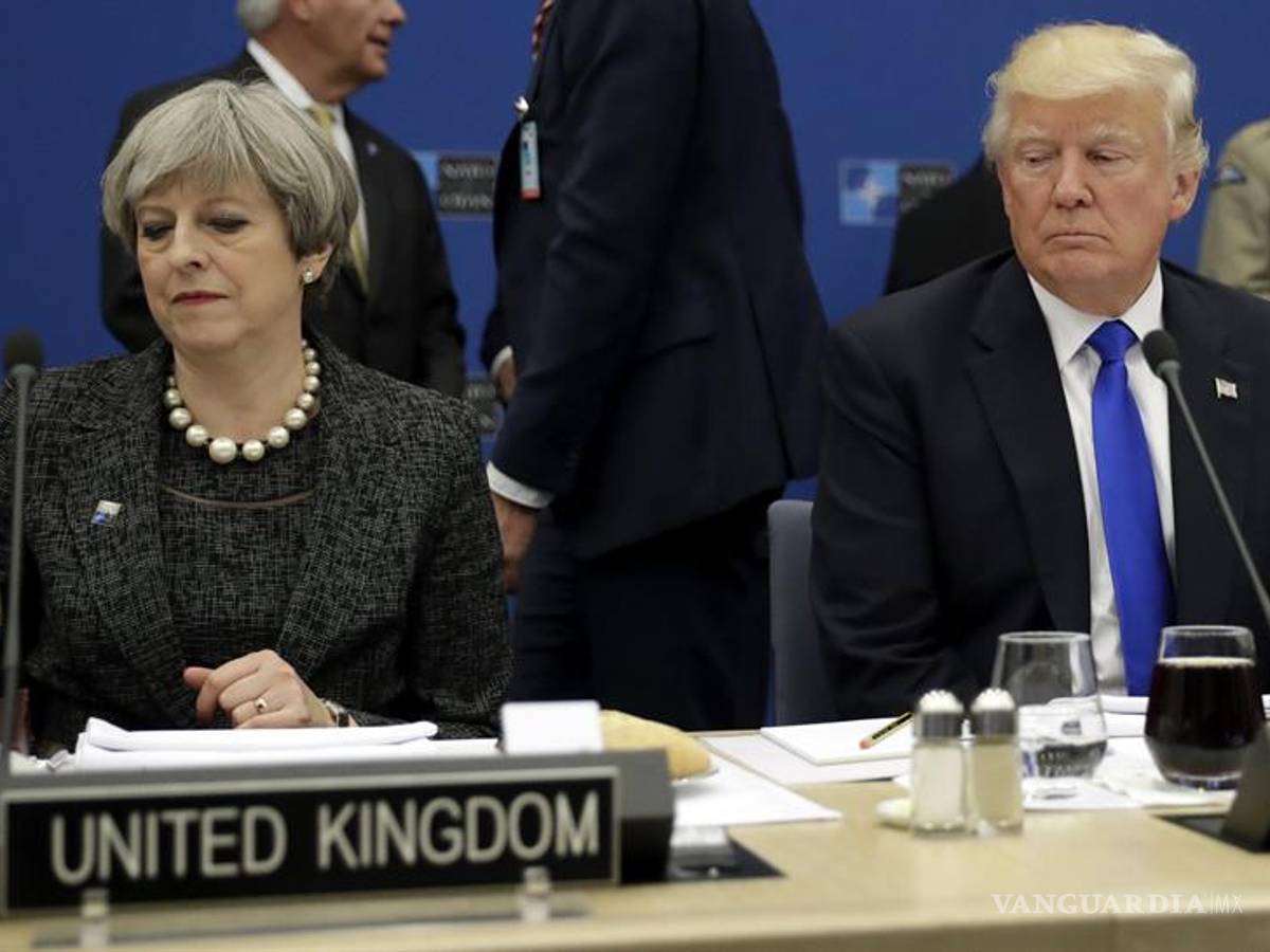 $!May habla con Trump sobre filtraciones a la prensa tras atentado en Manchester