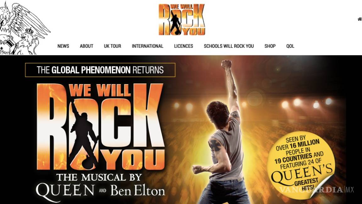 We Will Rock You-Tour, musical inspirado en canciones de Queen prepara gira por EU