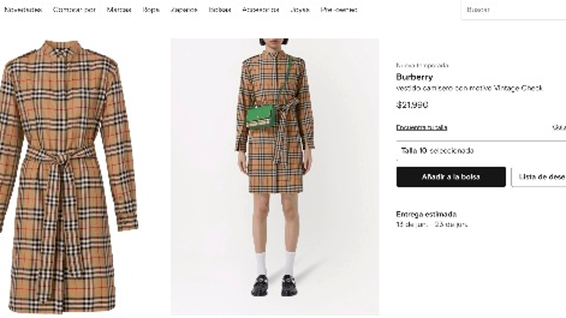 $!Alcaldesa morenista se olvidó de la austeridad y compra costoso vestido Burberry