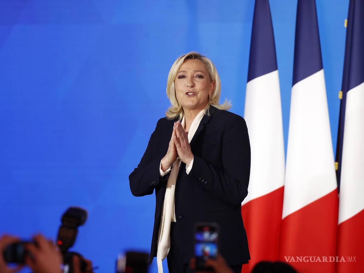 $!Marine Le Pen, candidata a la Presidencia de Francia.