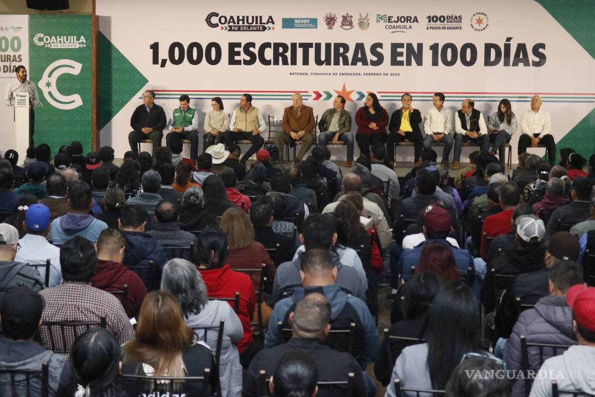 $!Más de 400 familias de Saltillo, Ramos Arizpe y Arteaga obtienen las escrituras