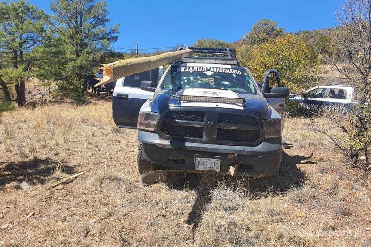 Mueren cuatro policías durante emboscada en Chihuahua, hieren a 12