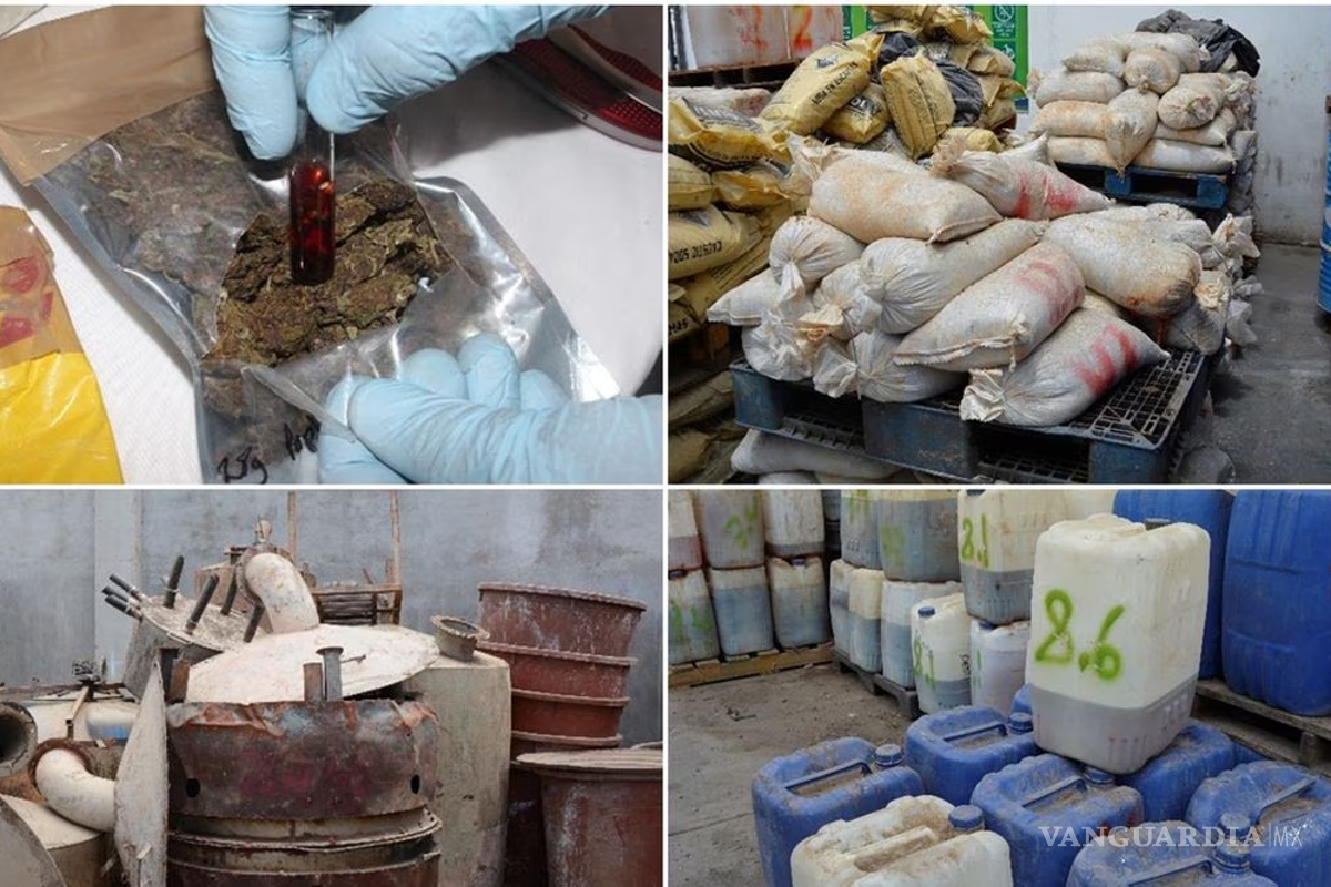 $!FGR destruye 36 toneladas de drogas y precursores químicos, y más de 735 mil pastillas de fentanilo
